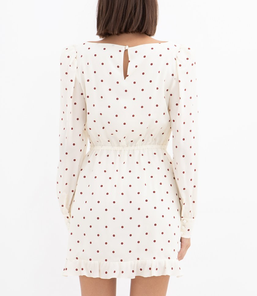 POLKA-DOT MINI DRESS