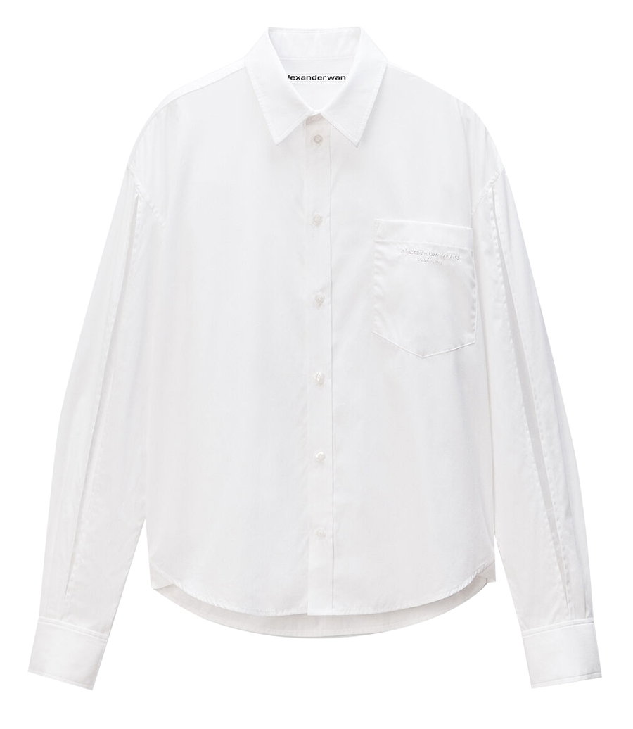 ALEXANDER WANG - SLASHED SLEEVE SHIRT