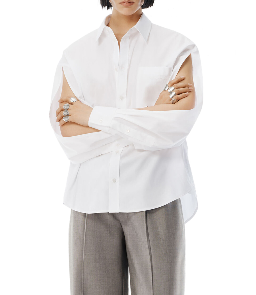 SLASHED SLEEVE SHIRT