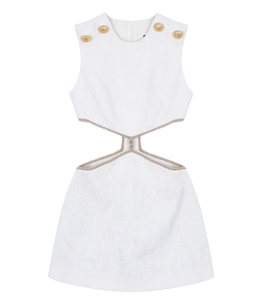 ROBERTO CAVALLI - CUT OUT MINI DRESS