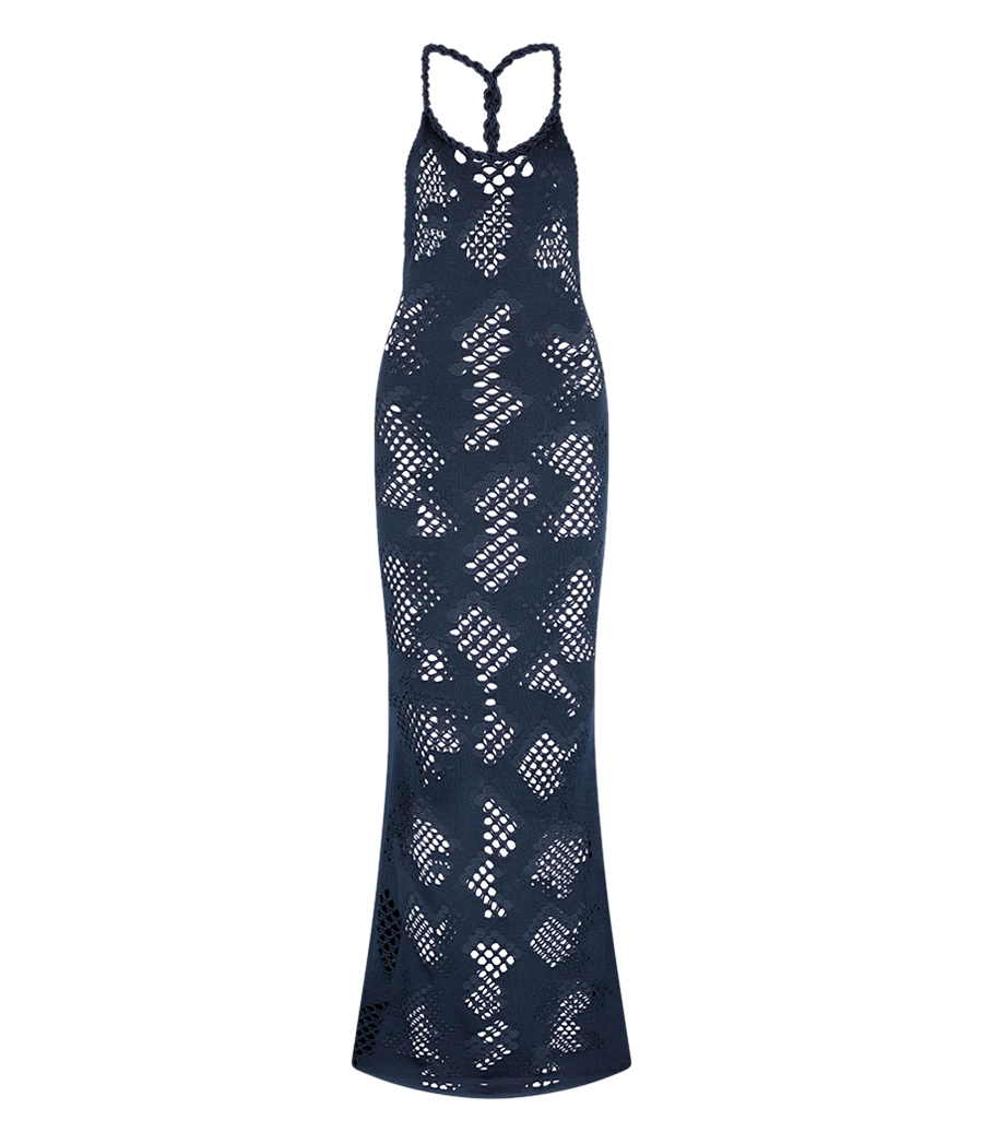 ROBERTO CAVALLI - CUTOUT DETAILED LONG DRESS