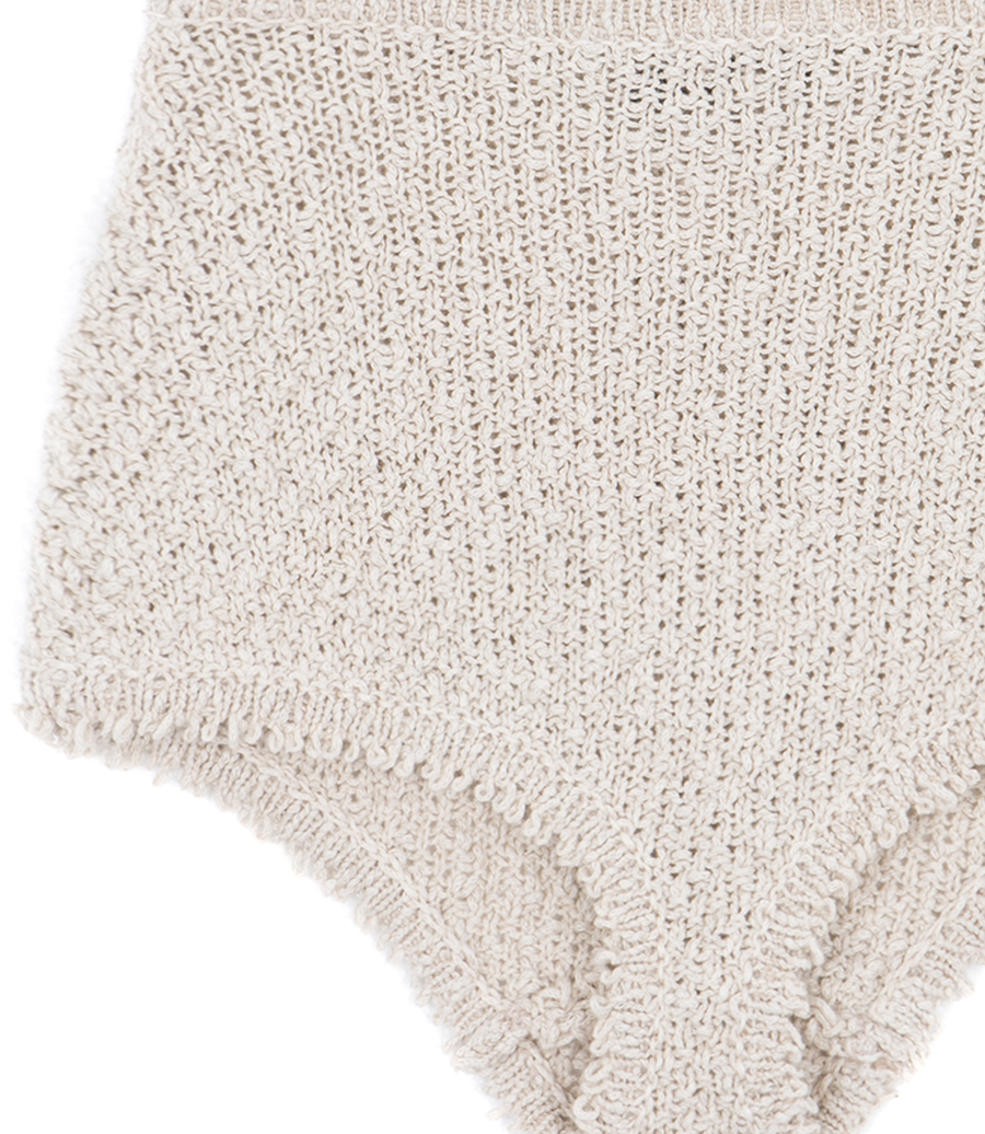 HIGH WAIST KNIT COULOTTE