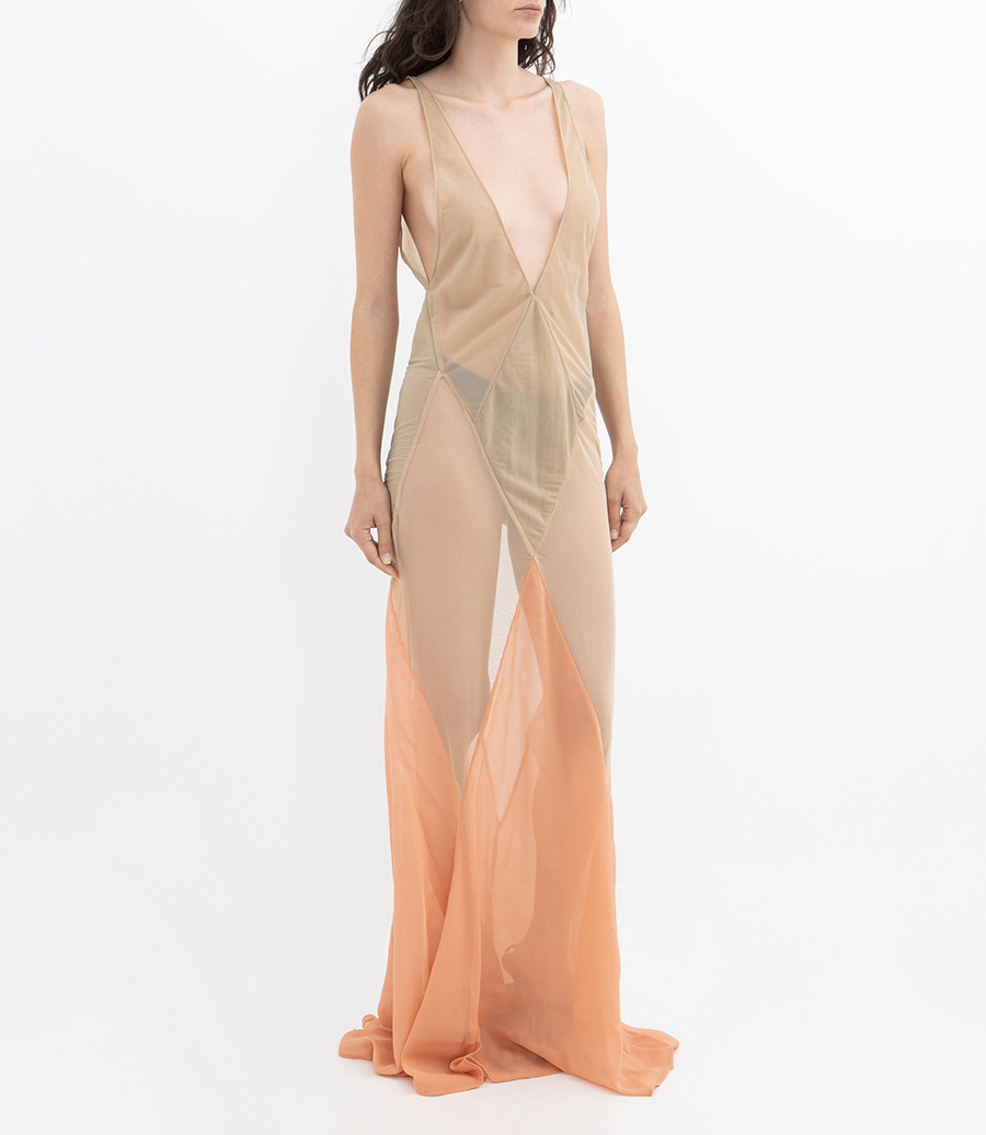 TULLE LONG DRESS