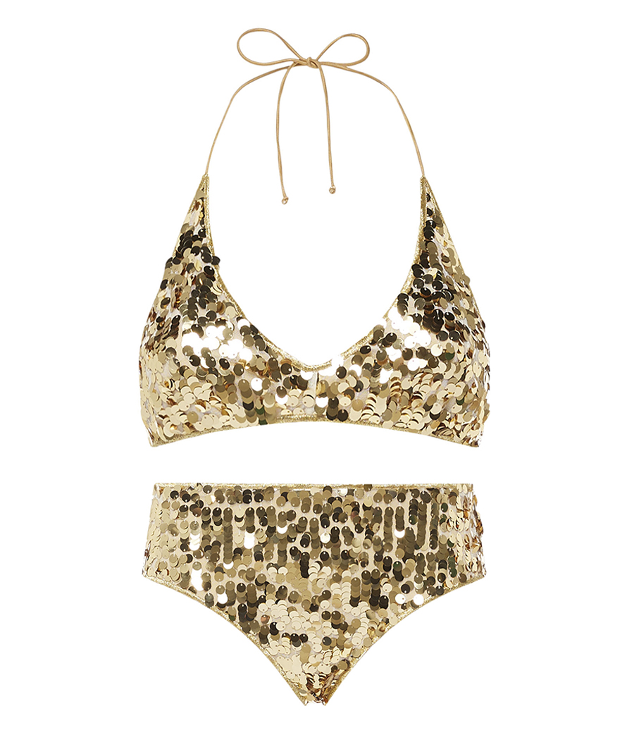 OSEREE - NIGHT SEQUINS TWO PIECE