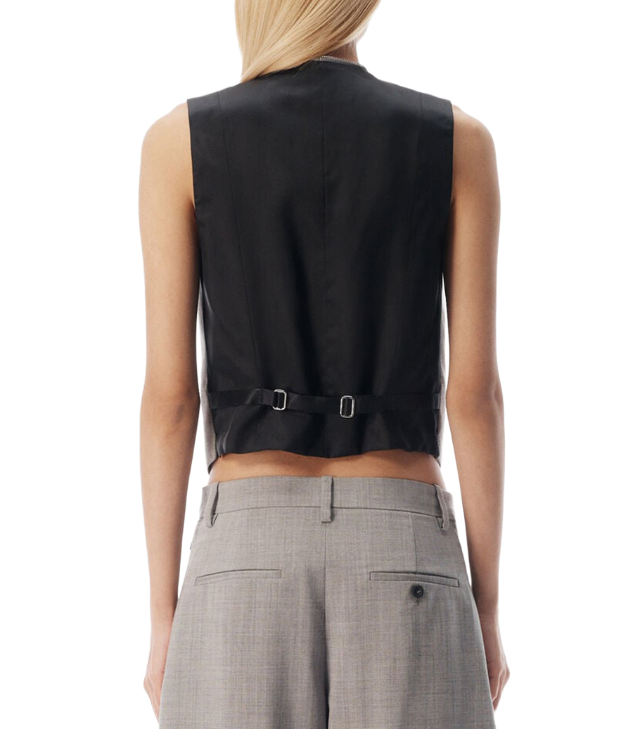 LOOP ZIPPER TAILORED VEST