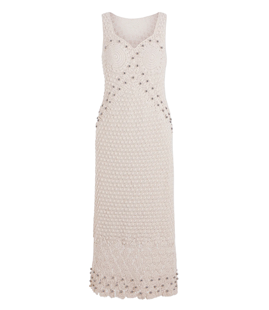 RABANNE - CROCHET MIDI DRESS