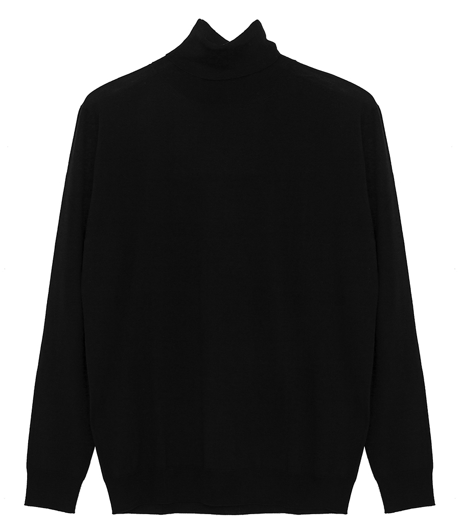 BF KNITWEAR - ROLL NECK WOOL PULLOVER