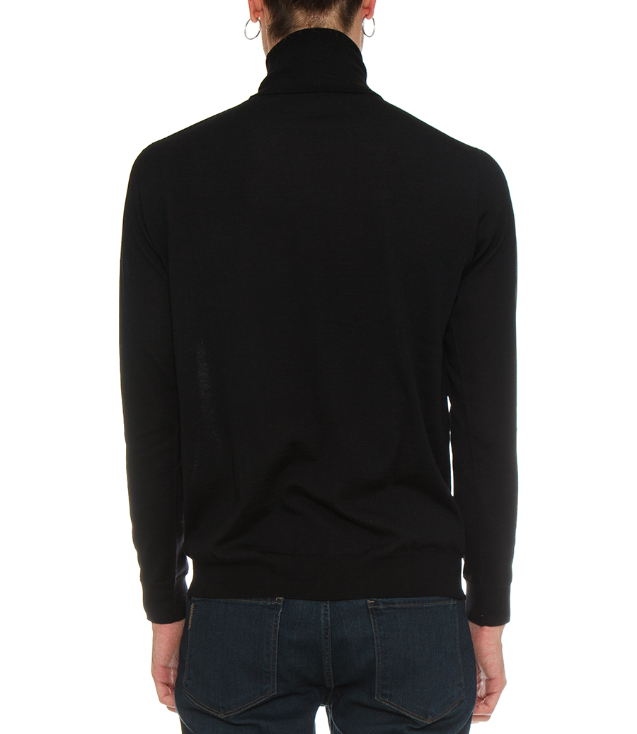 ROLL NECK WOOL PULLOVER