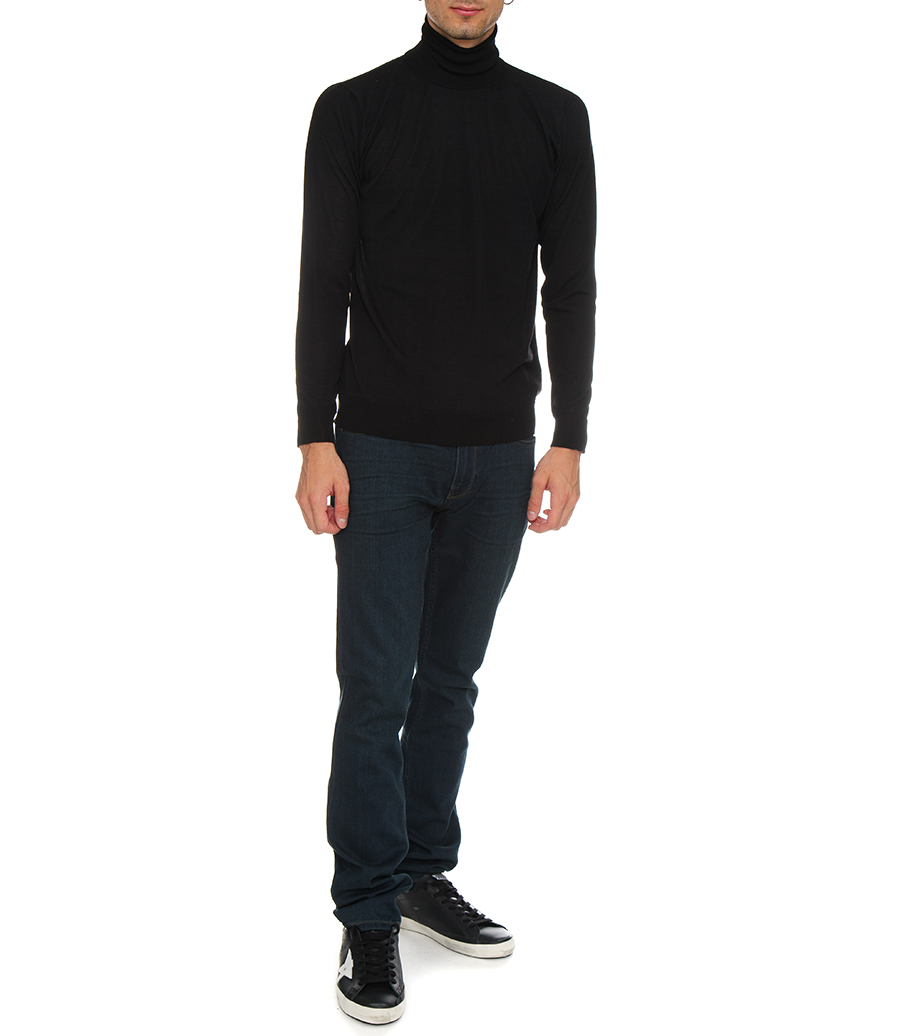 ROLL NECK WOOL PULLOVER