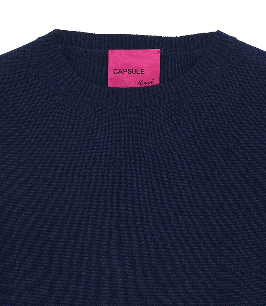 CREW NECK CASHMERE PULLOVER