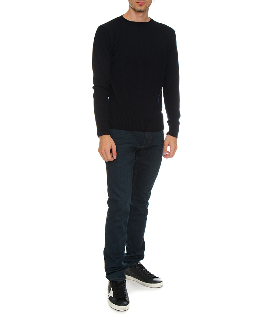CREW NECK CASHMERE PULLOVER