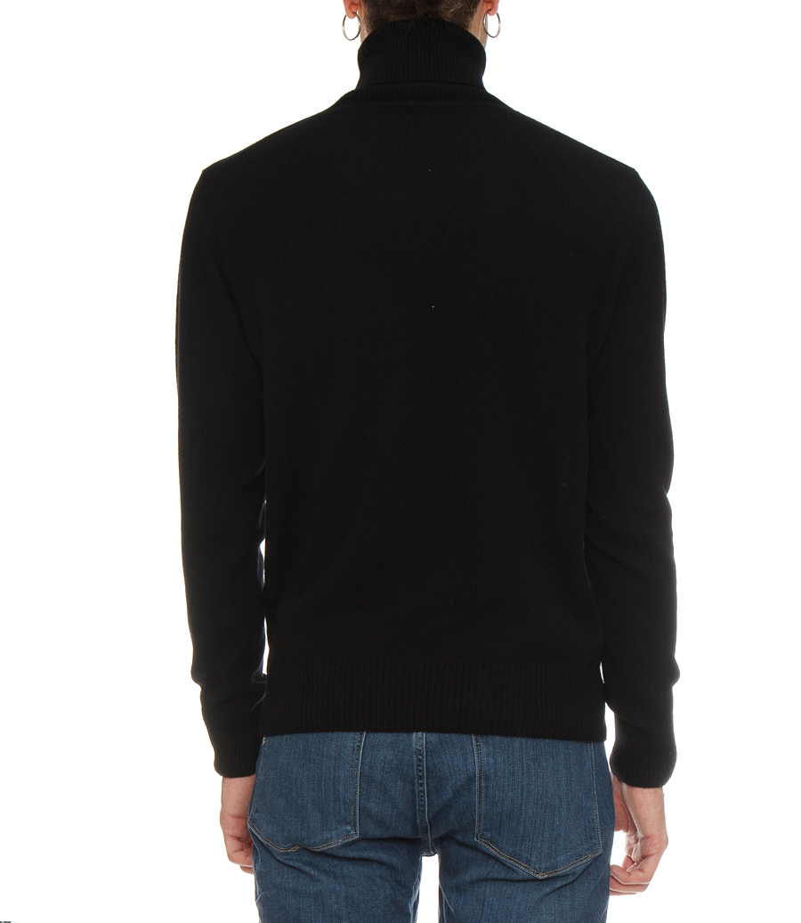 ROLL NECK CASHMERE PULLOVER