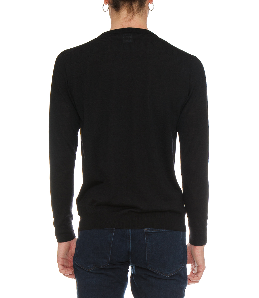 CREW NECK WOOL PULLOVER