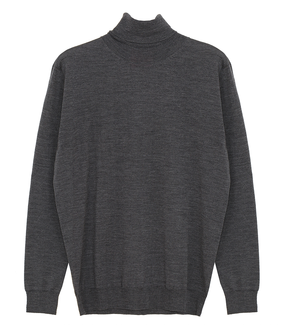 BF KNITWEAR - ROLL NECK WOOL PULLOVER
