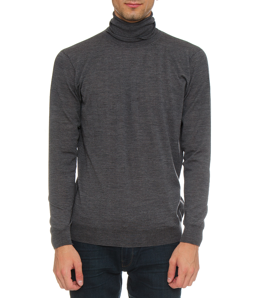 ROLL NECK WOOL PULLOVER