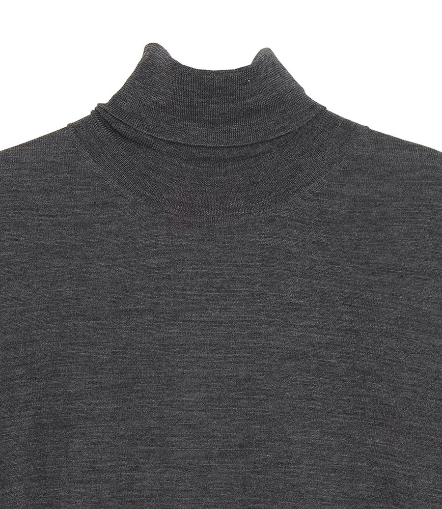 ROLL NECK WOOL PULLOVER