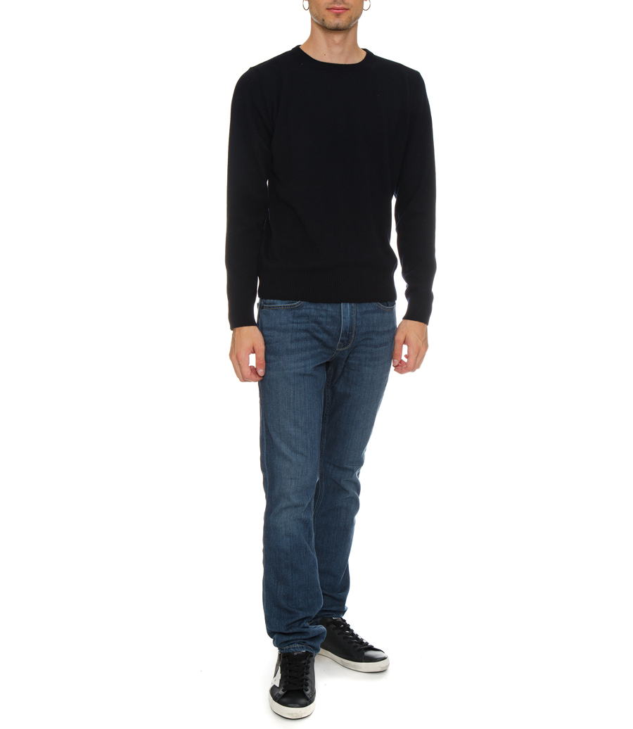 CREW NECK CASHMERE PULLOVER