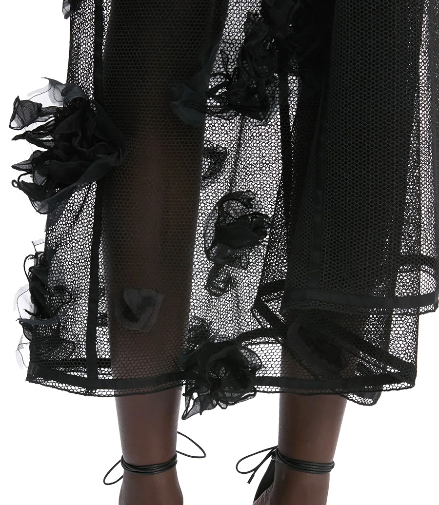 BASQUE DETAIL MIDI SKIRT