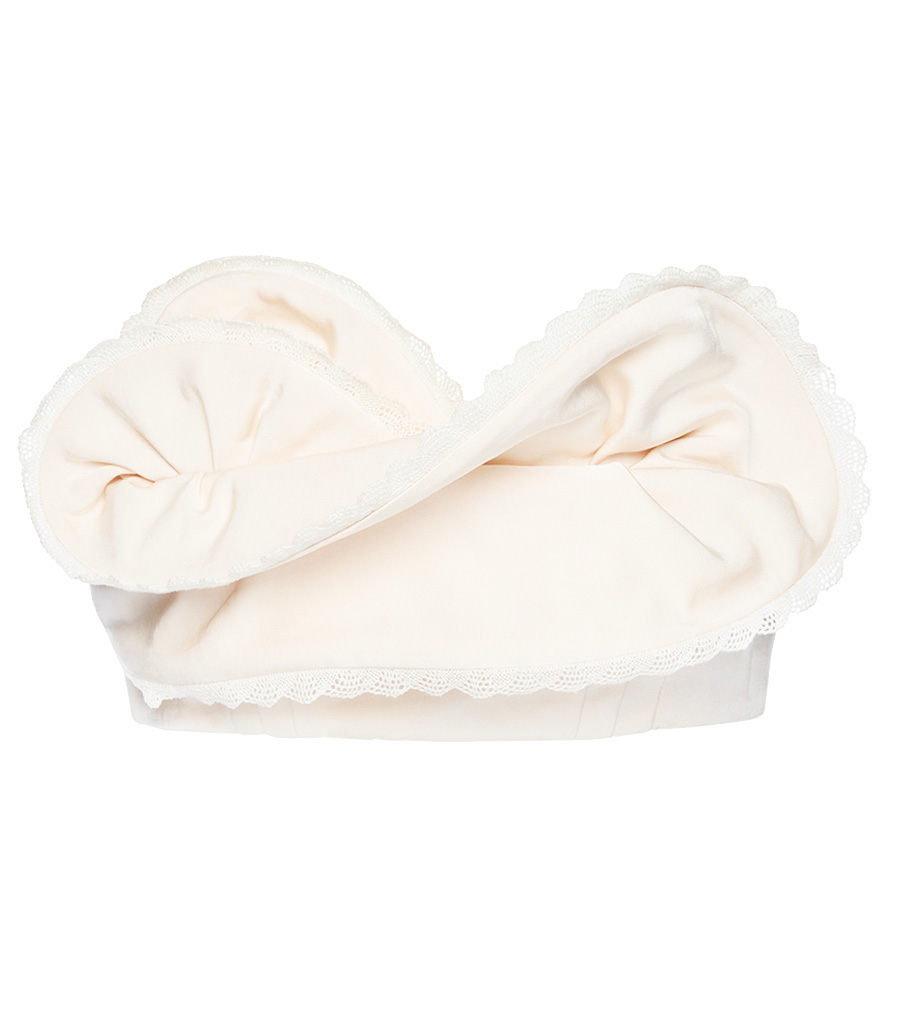 MAGDA BUTRYM - RUFFLED BANDEAU TOP