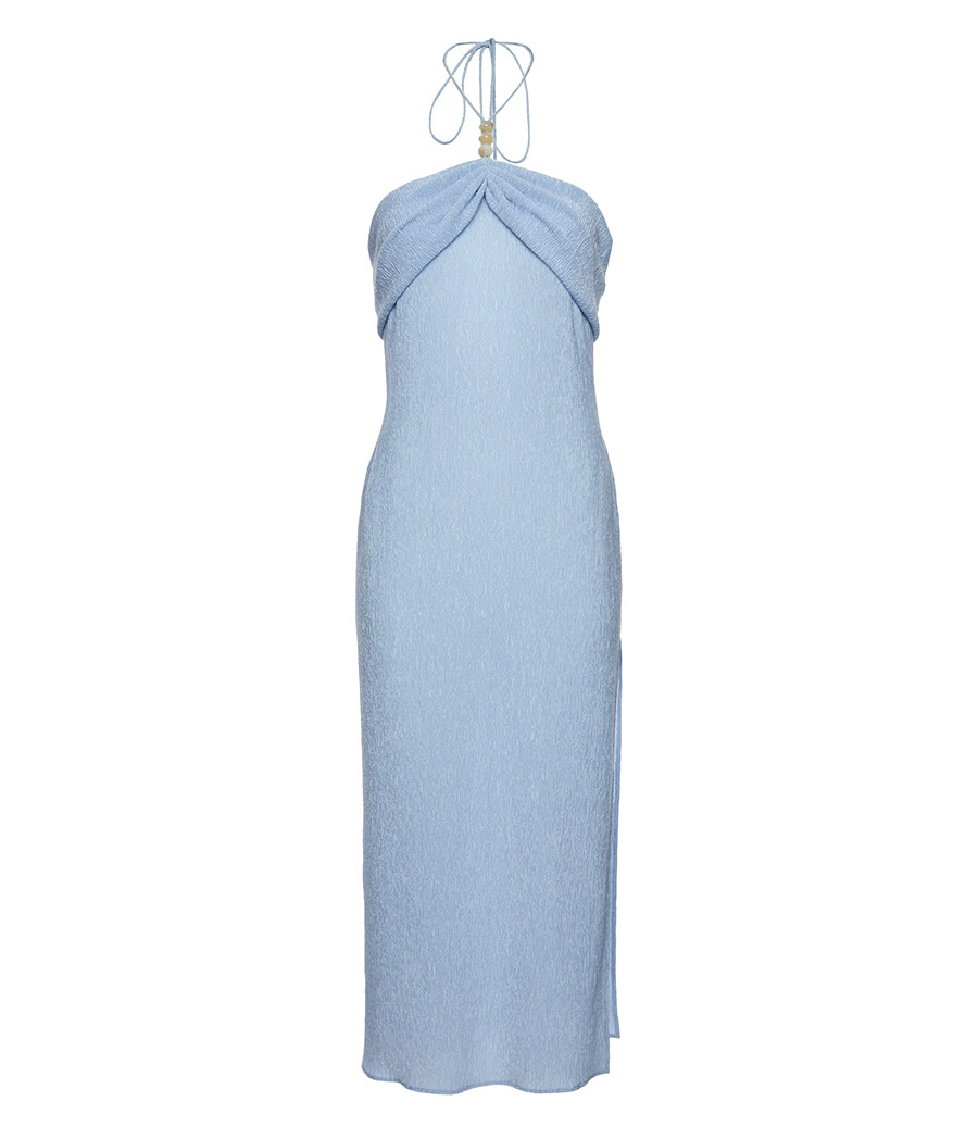 MAGDA BUTRYM - DRAPED NECKLINE LONG DRESS