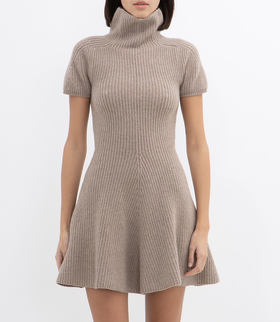 TURTLENECK KNITWEAR DRESS