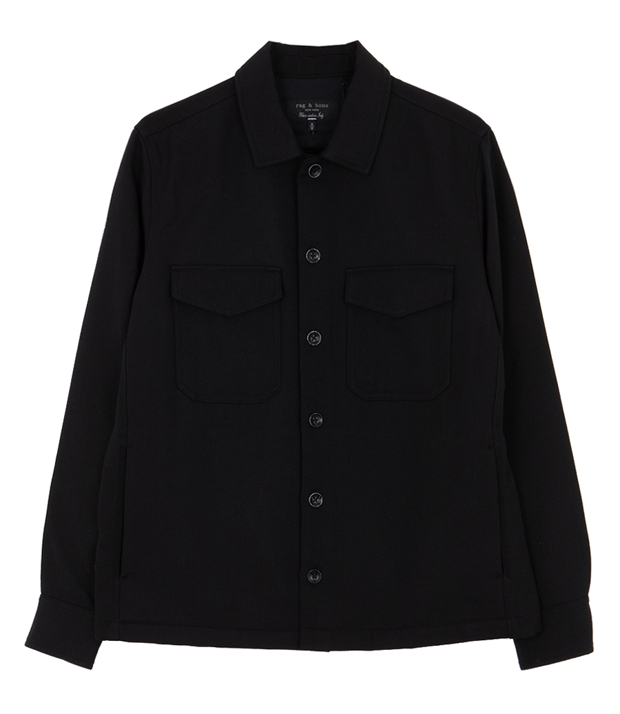 RAG & BONE - HYDE WOOL-BLEND SHIRT JACKET