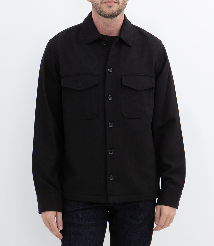 HYDE WOOL-BLEND SHIRT JACKET