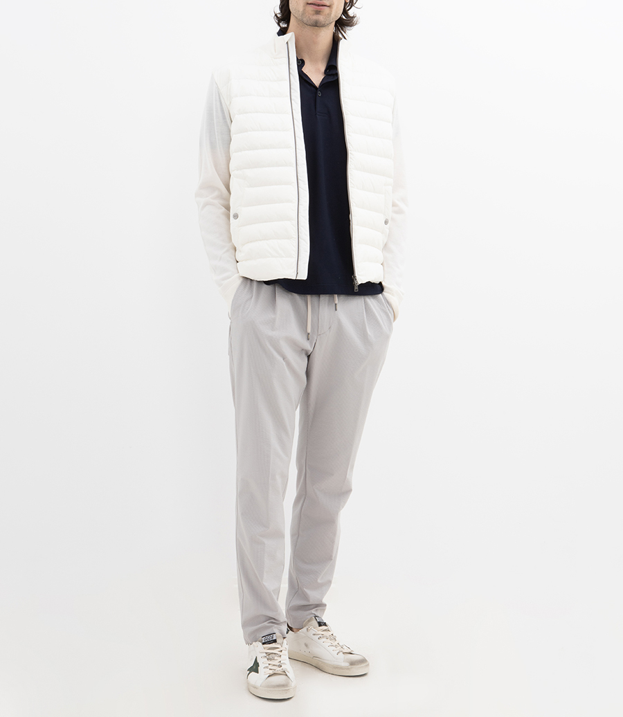 JERSEY CREPE POLO SHIRT