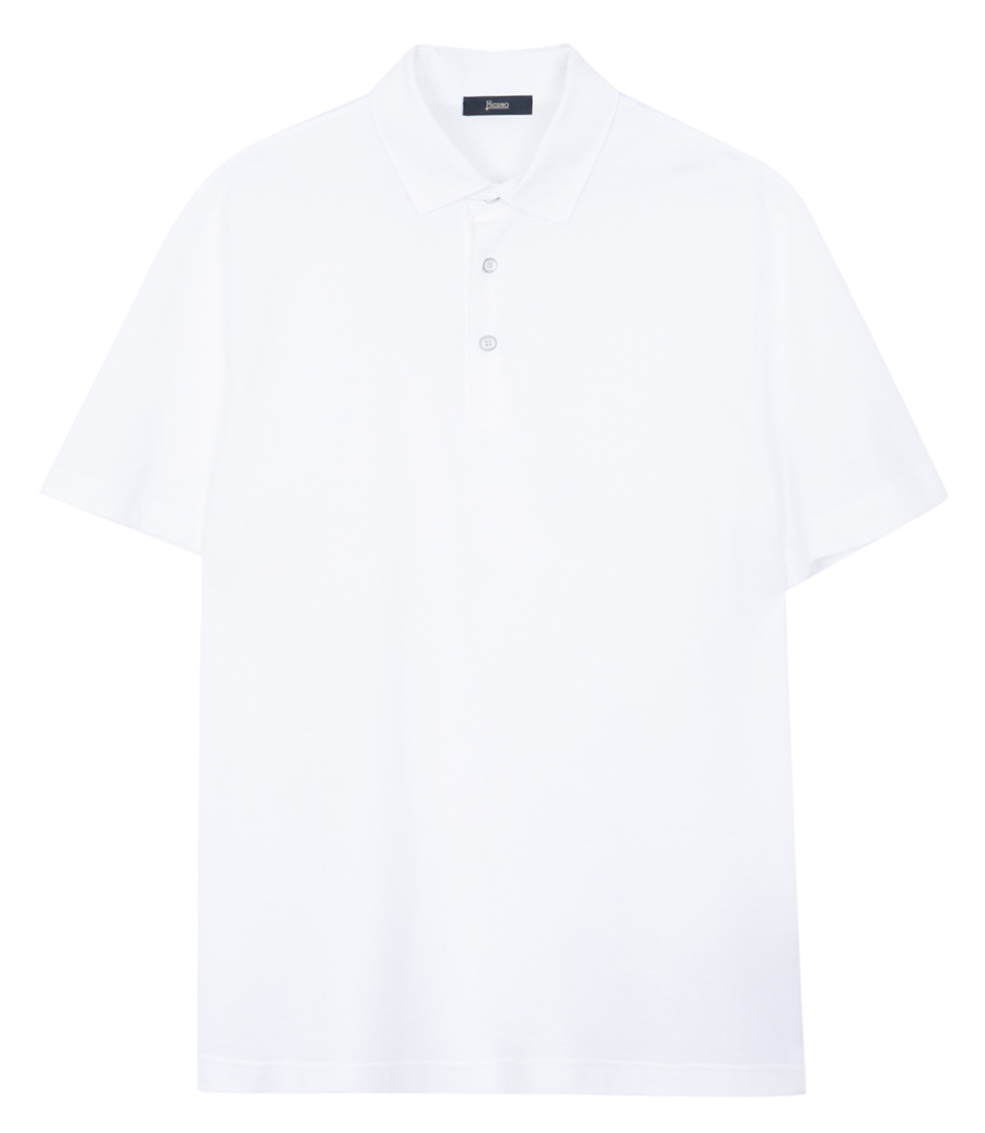HERNO - JERSEY CREPE POLO SHIRT