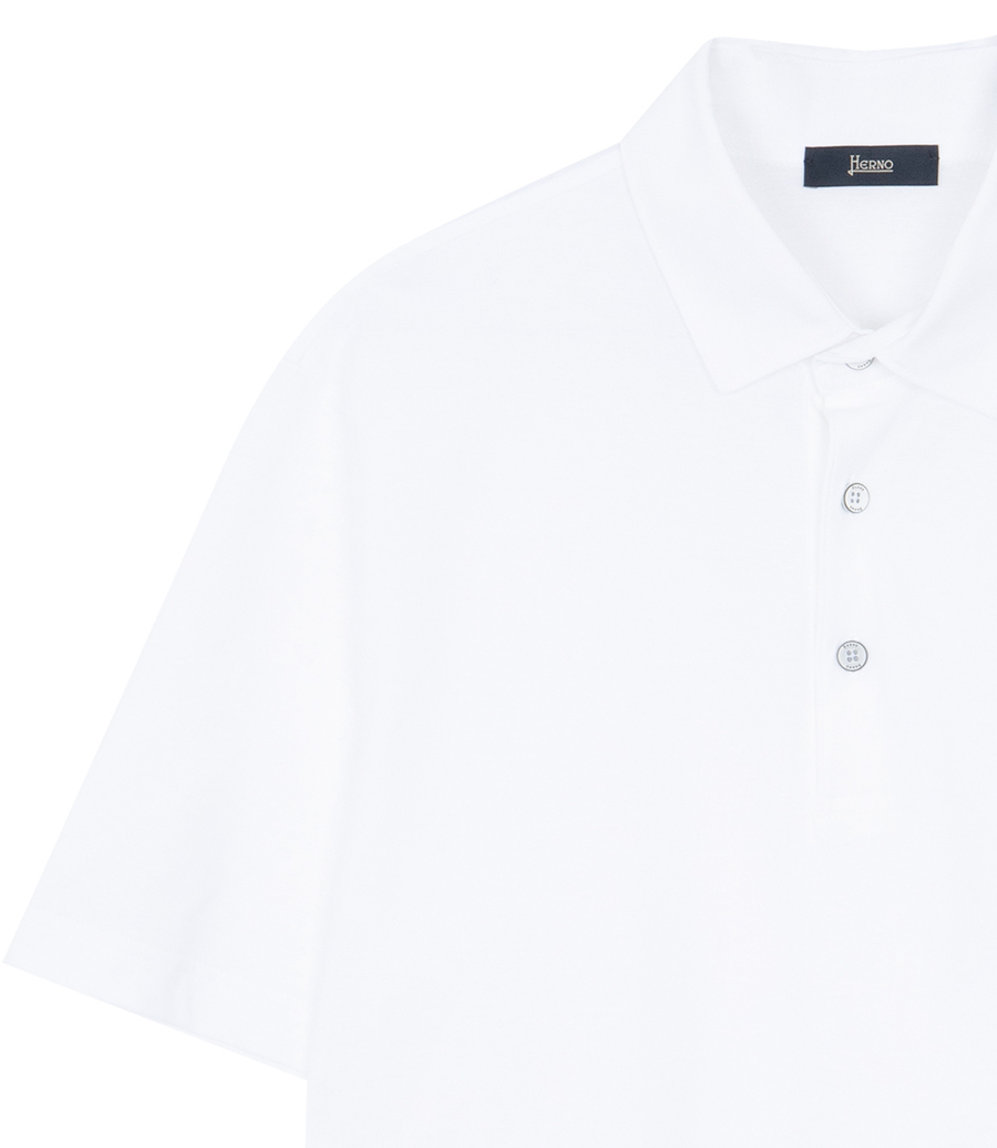 JERSEY CREPE POLO SHIRT
