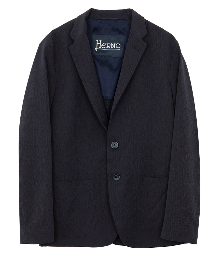 HERNO - SEER-CREASE BLAZER