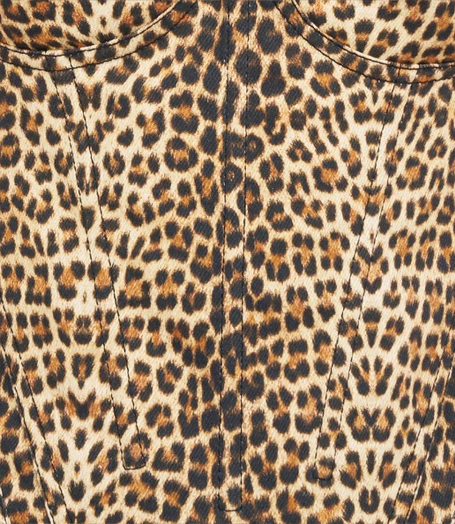 JAGUAR PRINT DRESS