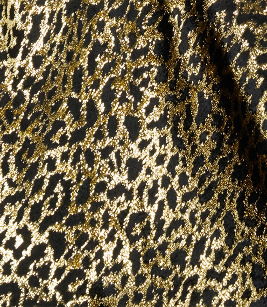 MACRO LEOPARD PRINT DRESS