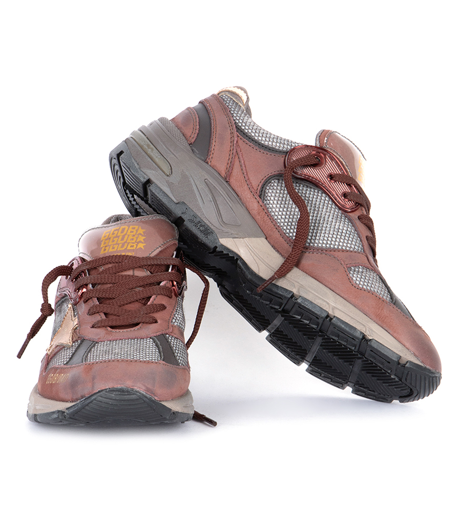 RUNNING DAD NET NABUK LEATHER UPPER