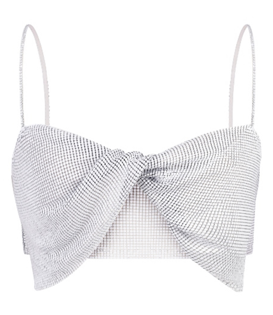 NUE - METAL MESH CROPPED TOP