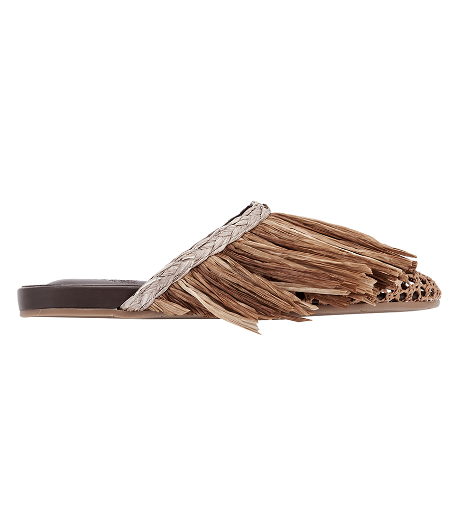 ANCIENT GREEK SANDALS - FRINGE SLIPPER