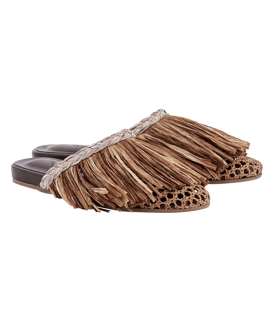 FRINGE SLIPPER