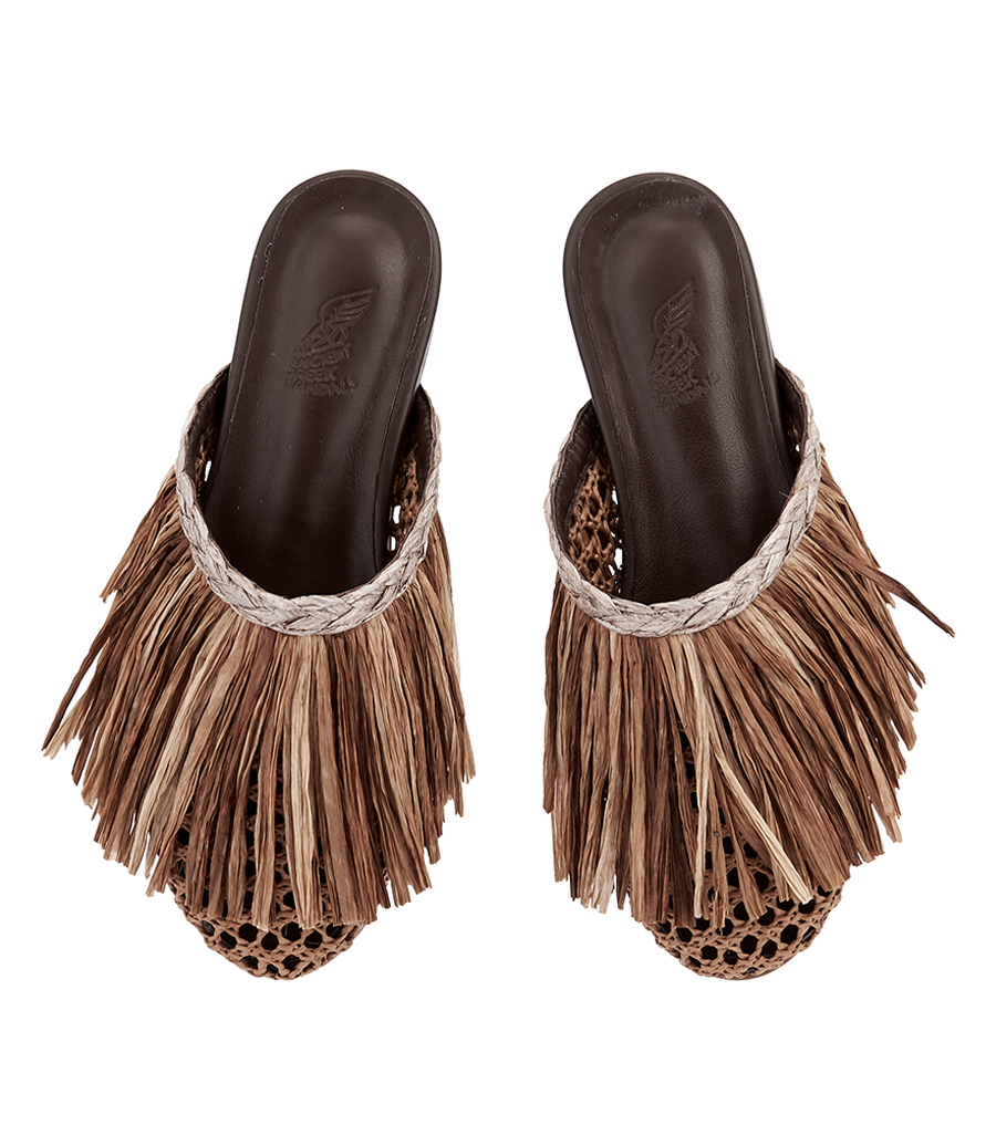 FRINGE SLIPPER