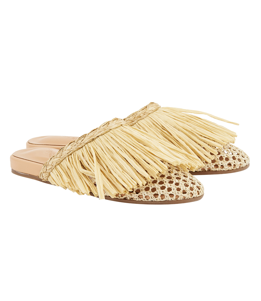 FRINGE SLIPPER