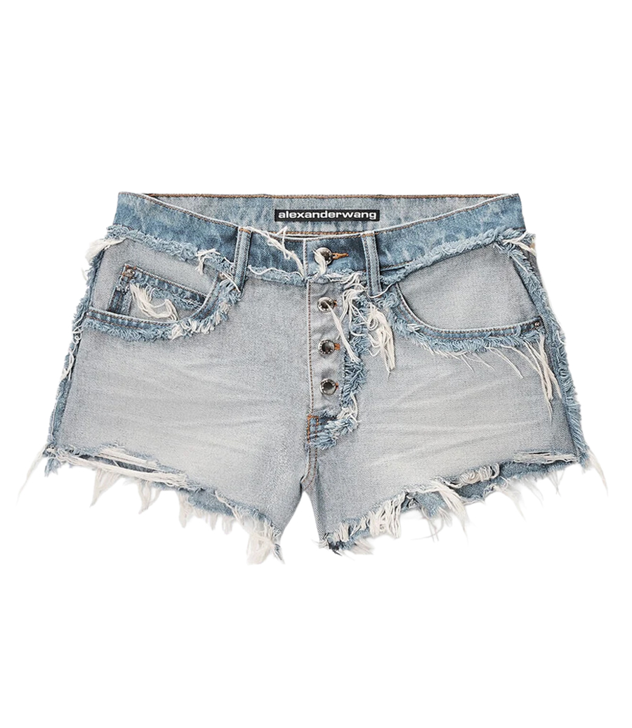 ALEXANDER WANG - INVERTED MID RISE SHORT