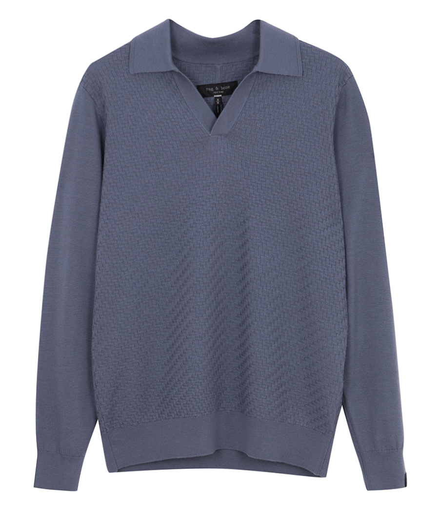 RAG & BONE - CHARLES LS JOHNNY POLO
