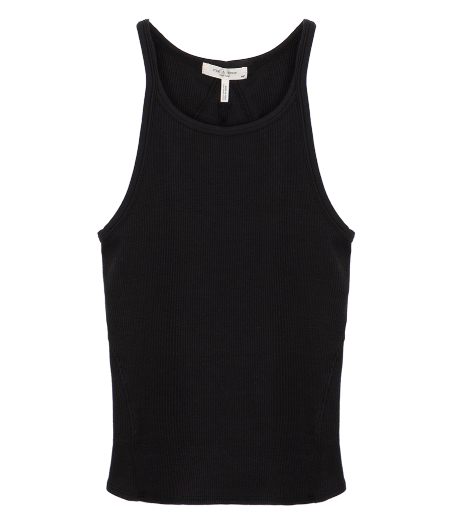 RAG & BONE - THE ESSENTIAL RIB LONS STRING TANK