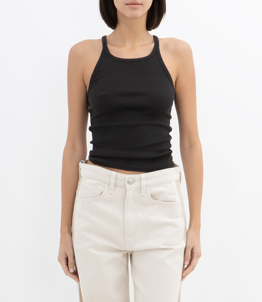 THE ESSENTIAL RIB LONS STRING TANK
