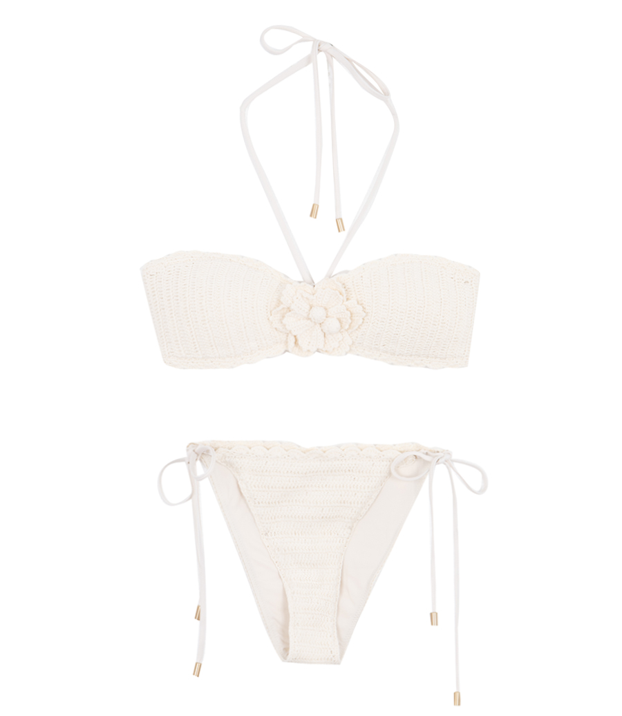 ZIMMERMANN - AWAKEN CROCHET FLOWER BIKINI