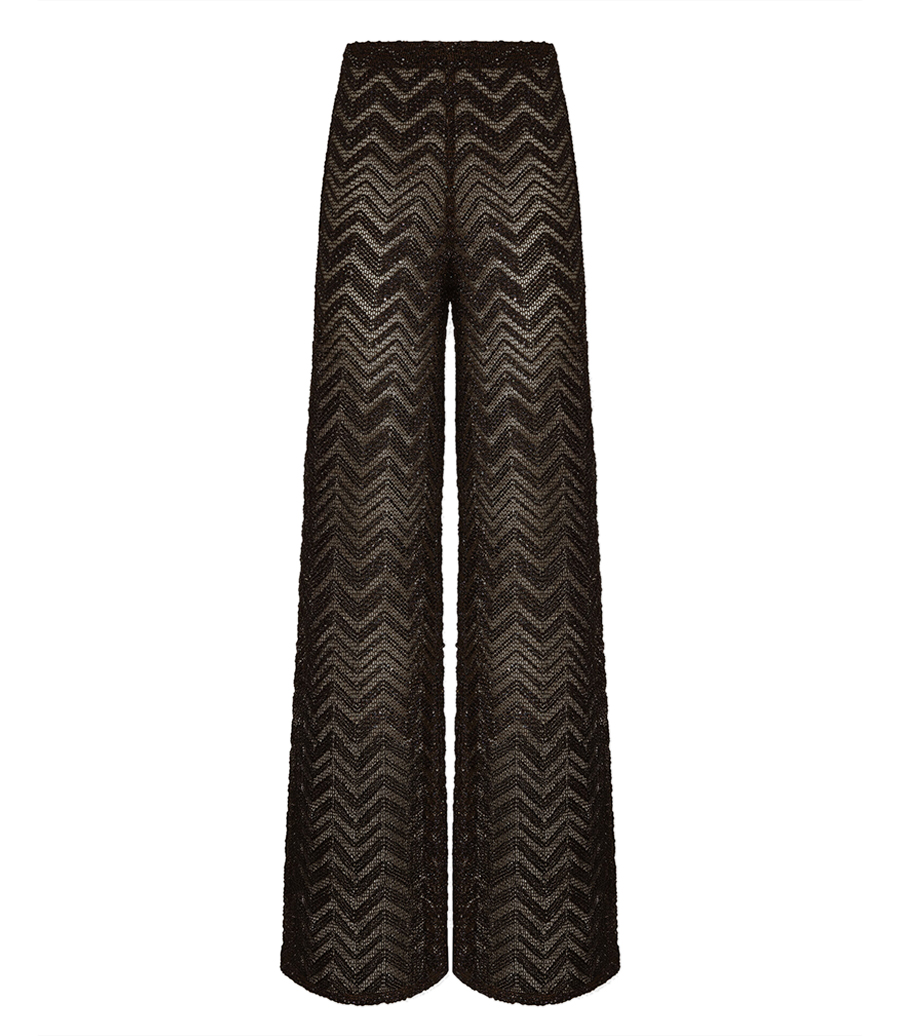 MISSONI - ZIGZAG PATTERN AND SEQUINS TROUSERS