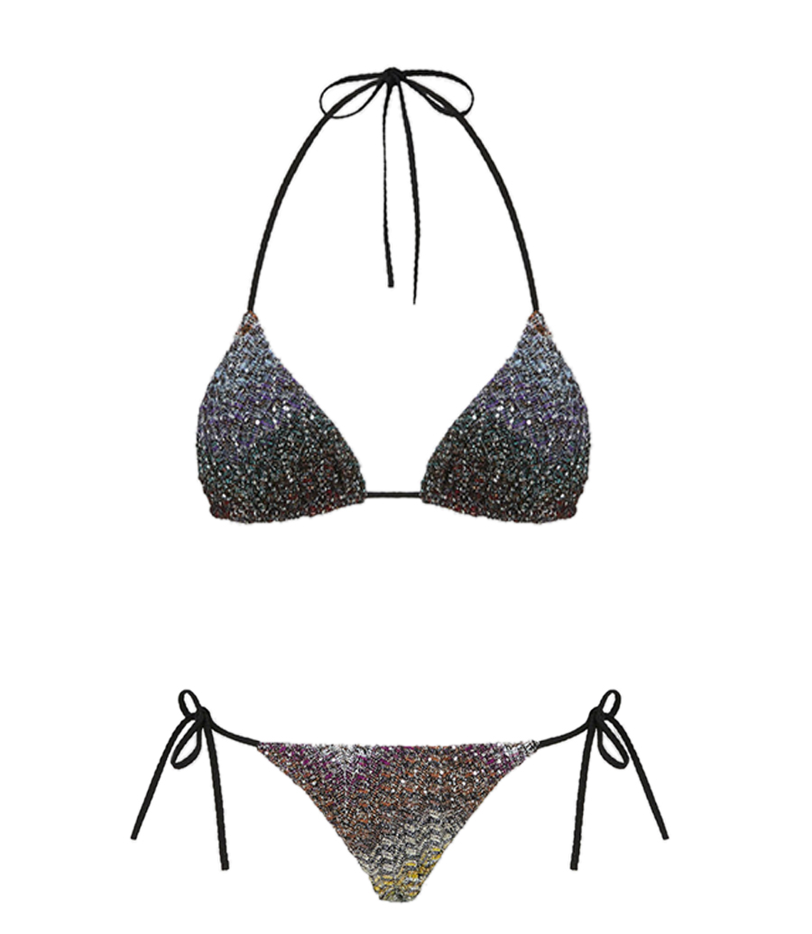 MISSONI - LAME BIKINI WITH SEQUINS
