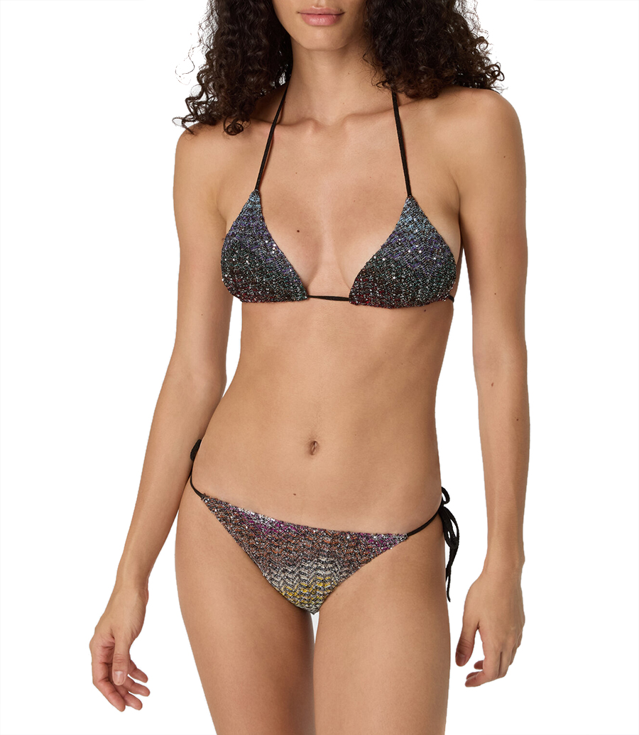 LAME BIKINI WITH SEQUINS