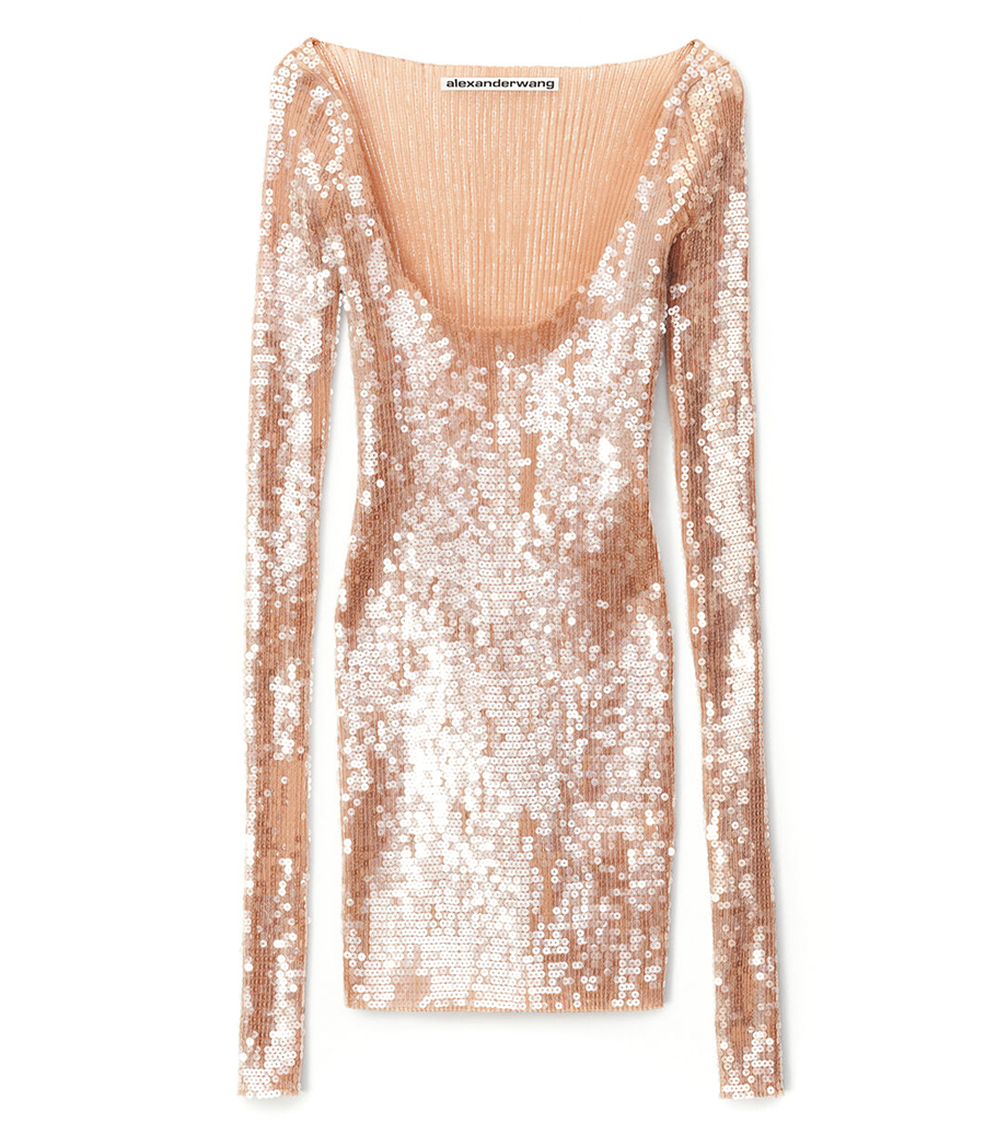 SCOOP NECK MINI DRESS IN SEQUIN | Soho Soho Eshop