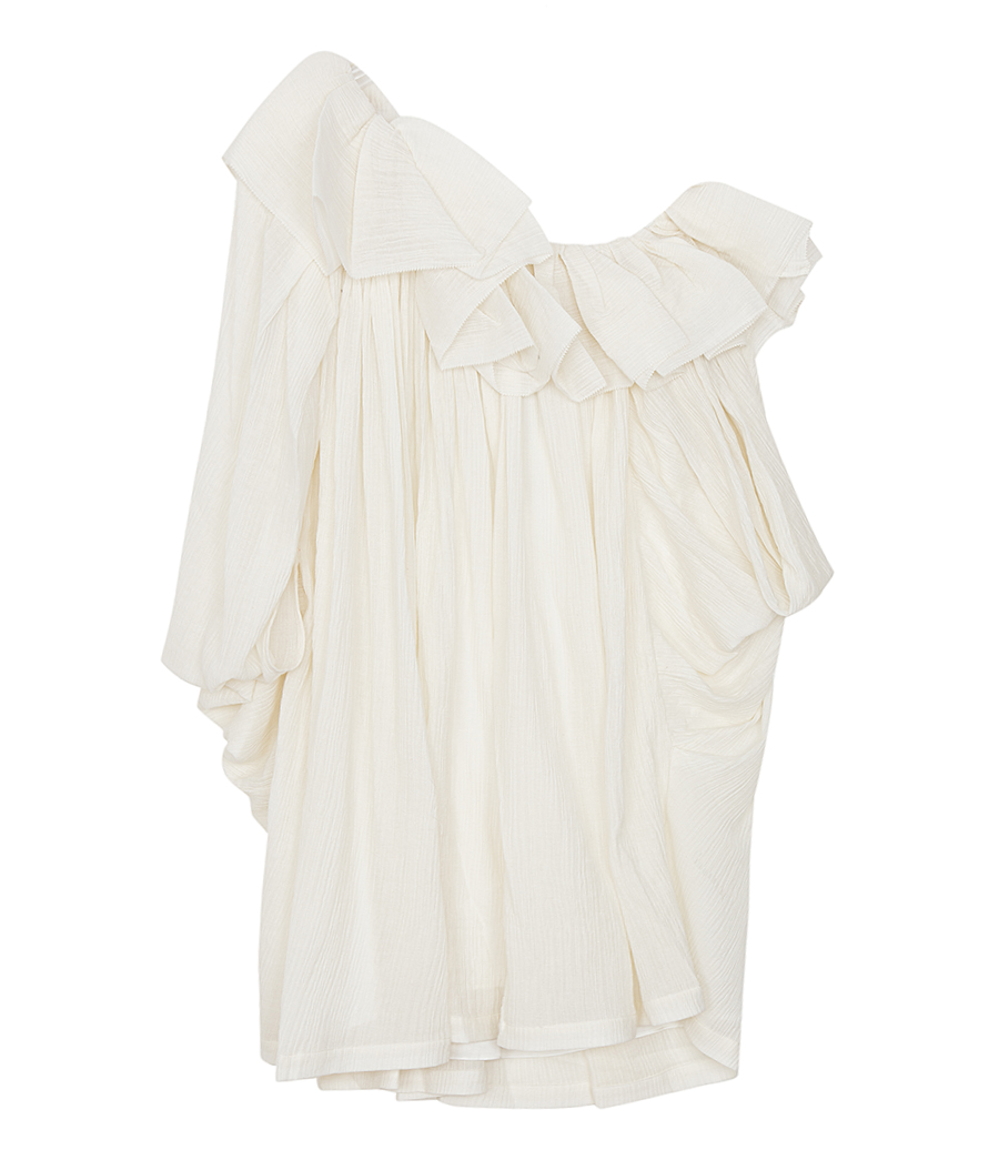 3.1 PHILLIP LIM - ONE SHOULDER RUFFLED DRESS