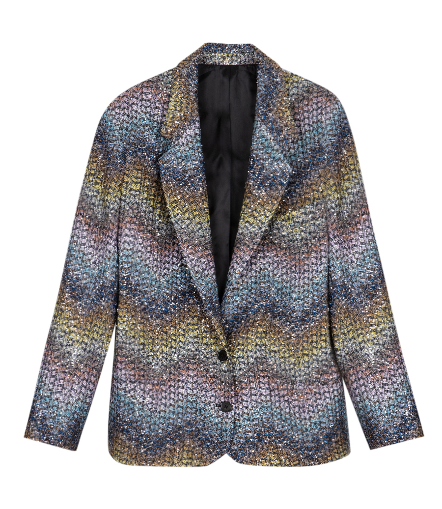 MISSONI - VISCOSE LAME WITH SEQUINS BLAZER